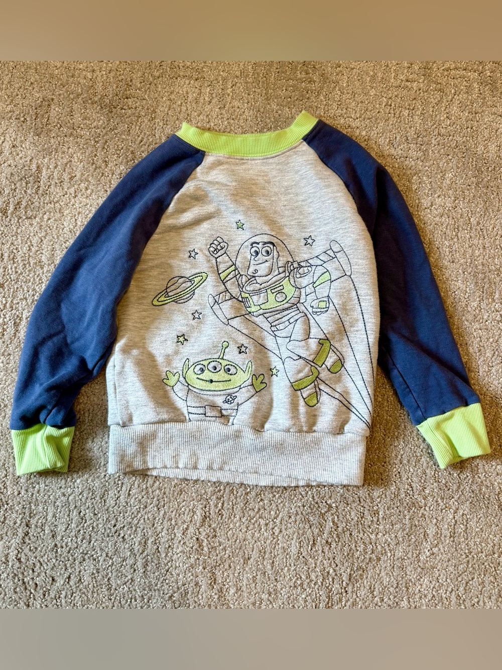 Little Sleepies Play Collection Disney Toy Story Buzz Lightyear Sweatshirt 3T